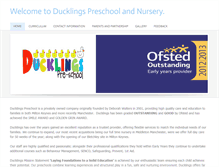 Tablet Screenshot of ducklingspreschool.co.uk